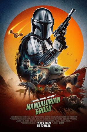 Mandalorian i Grogu 2D dubbing plakat