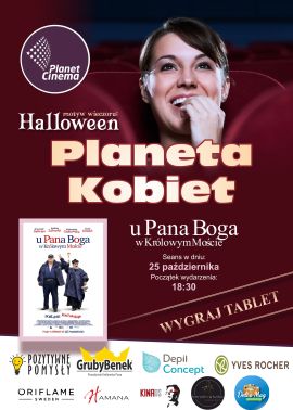 Plakat filmu Planeta Kobiet - U Pana Boga w Królowym Moście