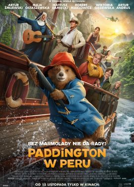 Plakat filmu Paddington w Peru