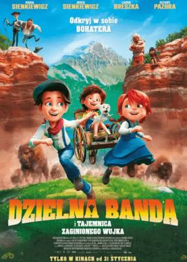 Plakat filmu Dzielna banda i tajemnica zaginionego wujka 2D dubbing