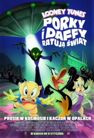 Looney Tunes: Porky i Daffy ratują świat 2D dubbing plakat