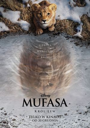 Plakat filmu Mufasa: Król lew 3D dubbing